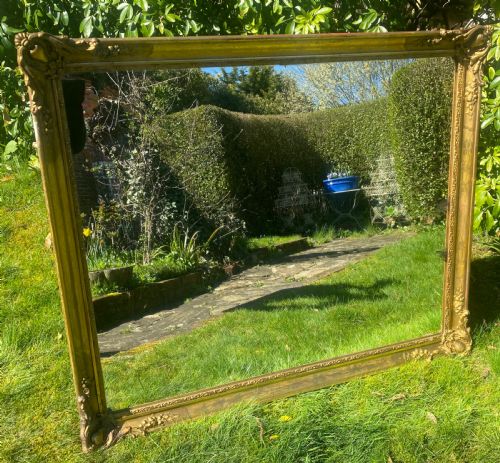 French Gilt Landscape Mirror