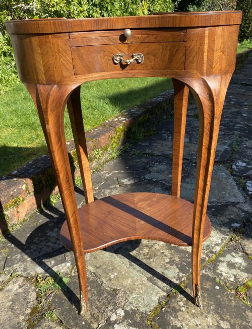 SMALL KIDNEY SHAPED OCCASIONAL TABLE OF QUALITY - ADDITIONAL PHOTO 4
