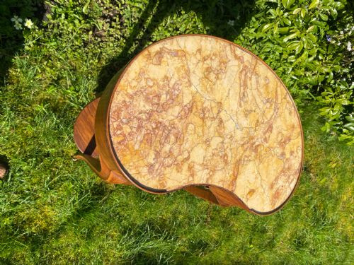 SMALL KIDNEY SHAPED OCCASIONAL TABLE OF QUALITY - ADDITIONAL PHOTO 5