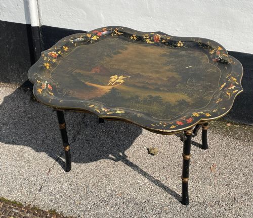 Papier-mâché Tray Table