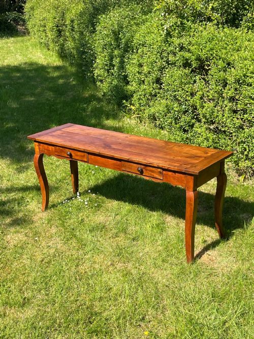French Cherry Wood Serving / Hall / Sofa Table