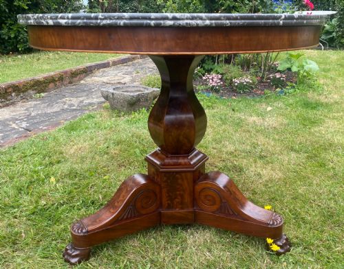 Flame Mahogany Gueridon or Centre Table