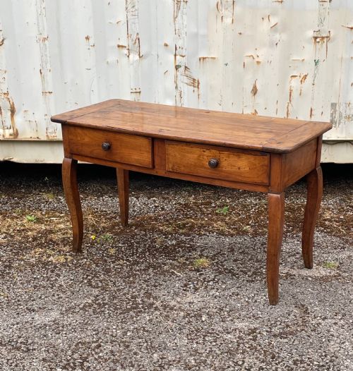 French Cherry Wood Serving , Hall or Sofa Table