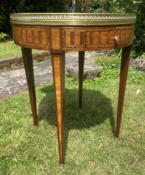 18th Century Parquetry Bouillotte Table