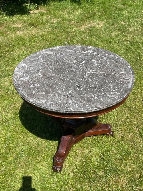 French Flame Mahogany Gueridon