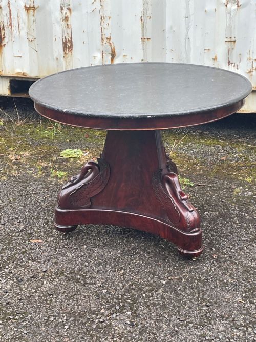 Empire Period Mahogany Gueridon