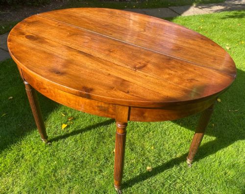 French Country Oval Table in Walnut