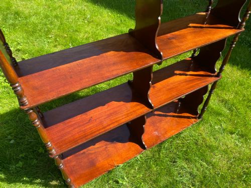 LARGE CHERRY WOOD HANGING SHELF - ADDITIONAL PHOTO 1