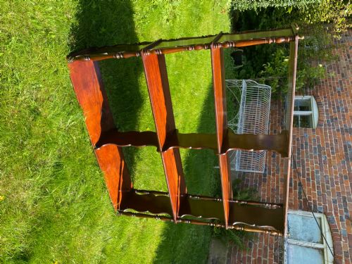 LARGE CHERRY WOOD HANGING SHELF - ADDITIONAL PHOTO 5