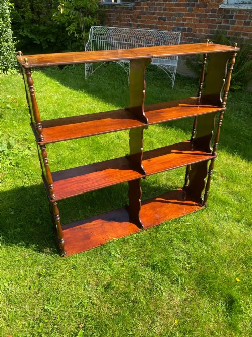 LARGE CHERRY WOOD HANGING SHELF - ADDITIONAL PHOTO 3