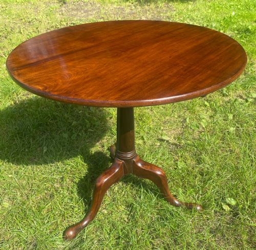 18th Century Tilt Top Tripod Table with Birdcage