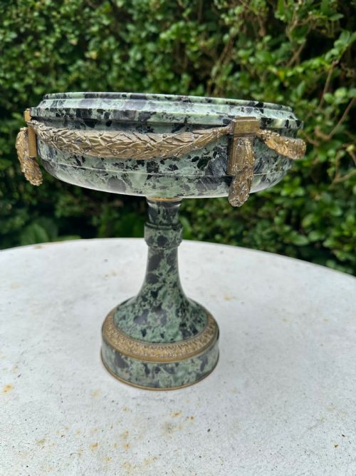 Marble & Bronze Taza