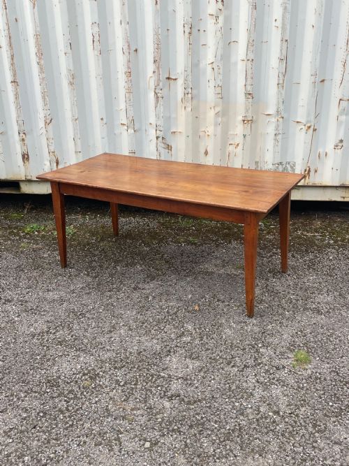 19th C Cherry Wood Farm Table