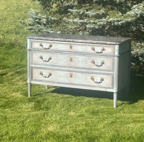 Louis Xvi Period Painted Commode