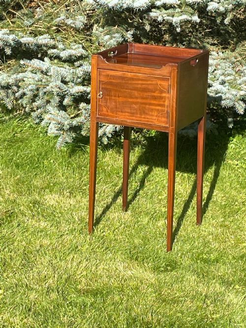 Georgian Mahogany Bedside Table