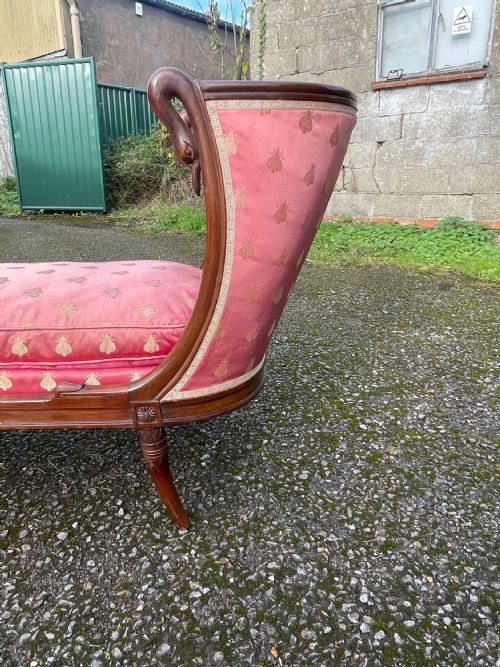 MINIATURE FRENCH EMPIRE STYLE CHAISE - ADDITIONAL PHOTO 3