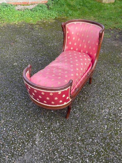 MINIATURE FRENCH EMPIRE STYLE CHAISE - ADDITIONAL PHOTO 6