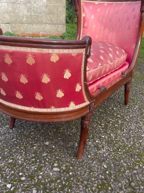 MINIATURE FRENCH EMPIRE STYLE CHAISE - ADDITIONAL PHOTO 7