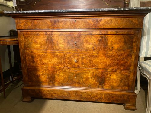 Figured Walnut Louis Philippe Commode