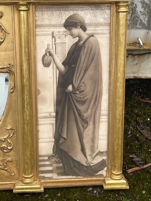 VICTORIAN GILT OVER MANTLE - ADDITIONAL PHOTO 1