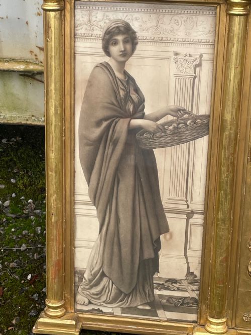VICTORIAN GILT OVER MANTLE - ADDITIONAL PHOTO 2