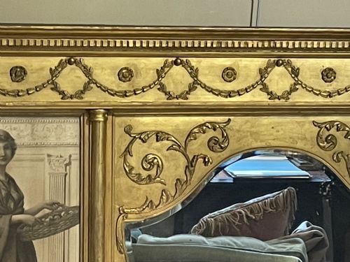 VICTORIAN GILT OVER MANTLE - ADDITIONAL PHOTO 6