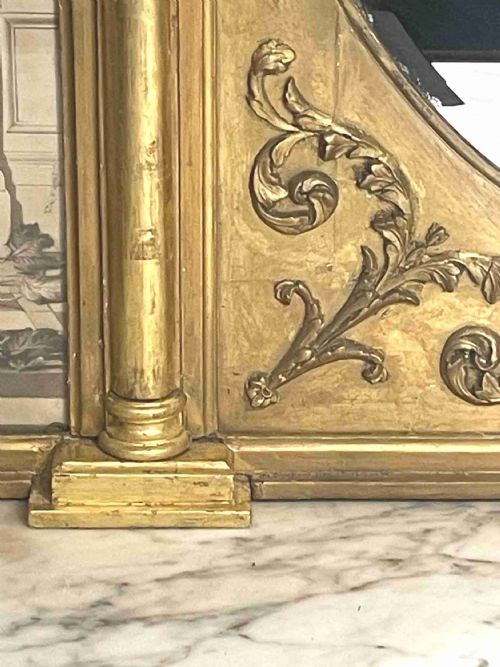 VICTORIAN GILT OVER MANTLE - ADDITIONAL PHOTO 7