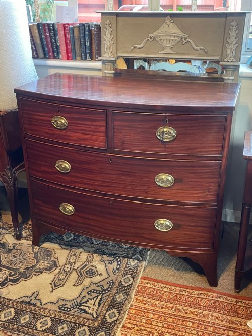 Victorian Bow Front Chest of Drawers