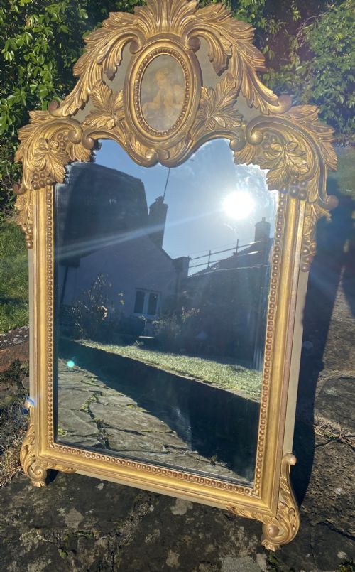 Carved Giltwood Wall Mirror