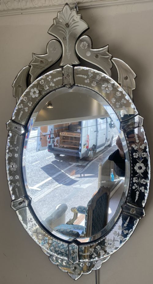 Oval Venetian Mirror