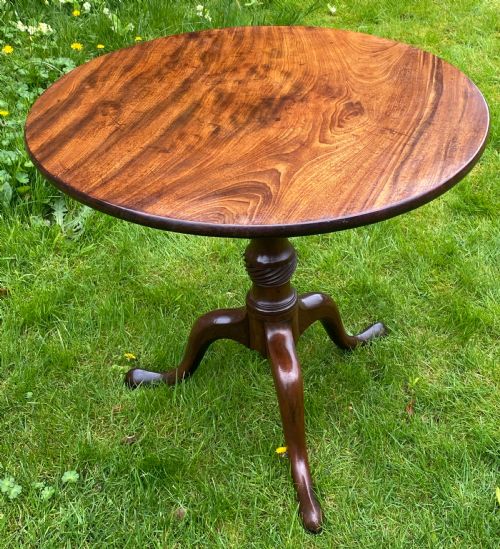 18th Century Cuban Mahogany Tripod Table