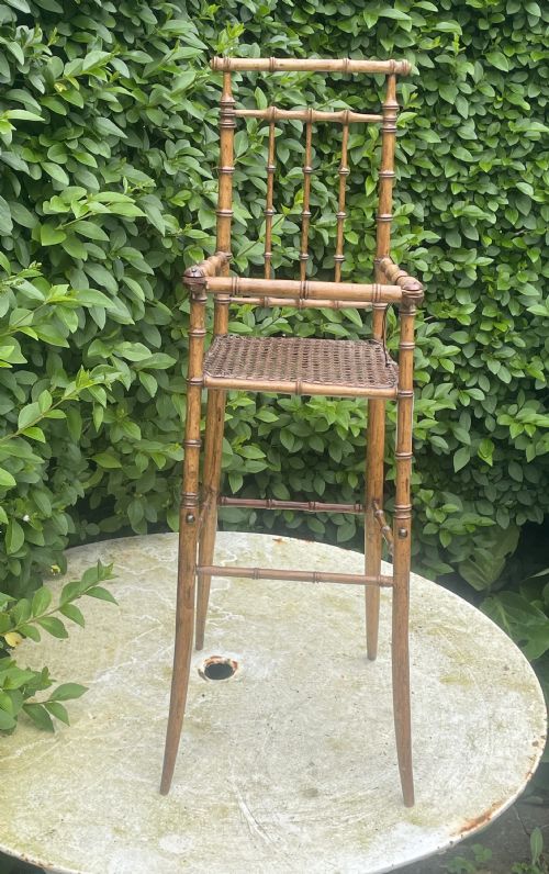 Miniature Faux Bamboo Chair