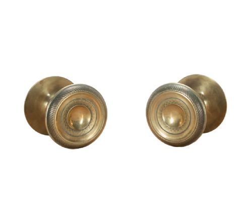 French Brass Chateau Door Handles