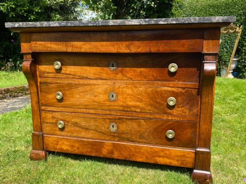 Figured Walnut Restauration Commode
