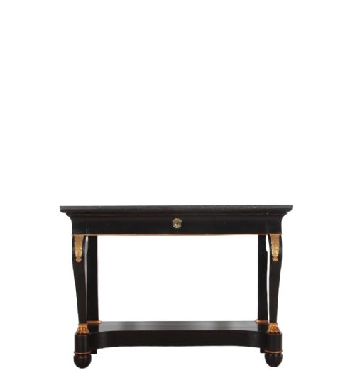 19th Century French Ebonised Console Table