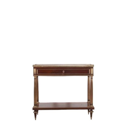 French Empire Period Mahogany Console Table