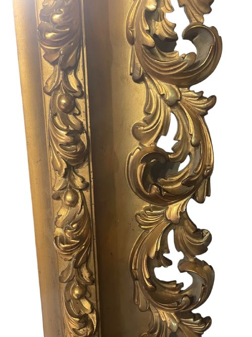 ITALIAN LARGE GILT ROCOCO MIRROR - ADDITIONAL PHOTO 3