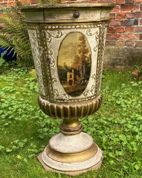 Venetian Painted Bedside Table
