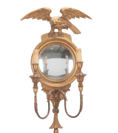 PAIR OF GIRANDOLE MIRRORS - ADDITIONAL PHOTO 2