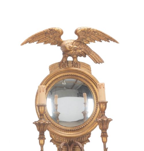 PAIR OF GIRANDOLE MIRRORS - ADDITIONAL PHOTO 3