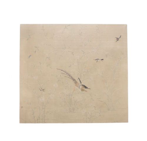 Early 20th C Chinese Embroidered Silk Panel
