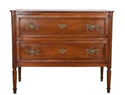 French 18th Century Louis Xvi Walnut Commode