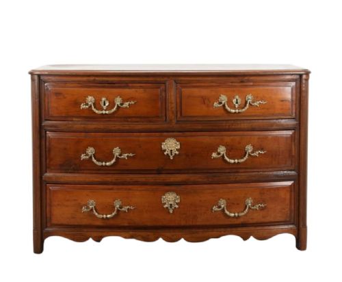 18TH CENTURY FRENCH PROVENAL BOW FRONT COMMODE - ADDITIONAL PHOTO 1