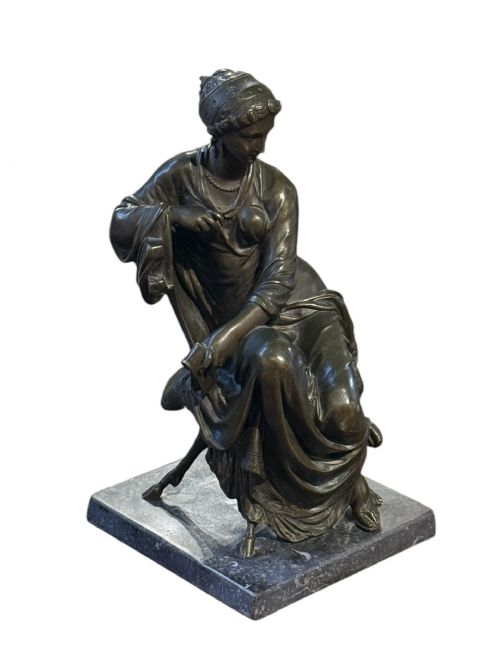 French Neoclassical Bronze by Etienne Dumaige.