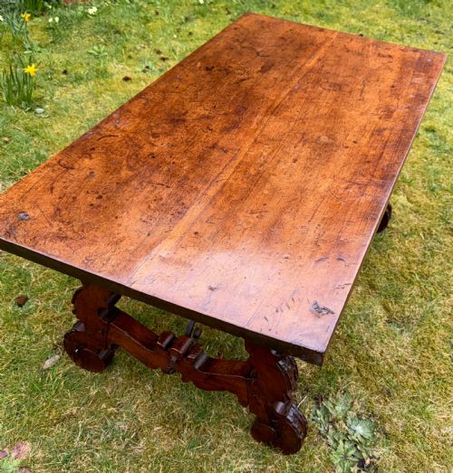 Early Spanish Table in Walnut