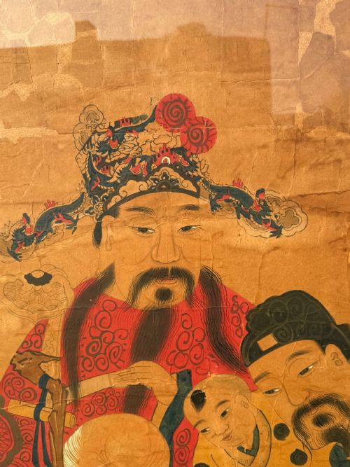 LARGE CHINESE WATERCOLOUR - ADDITIONAL PHOTO 3