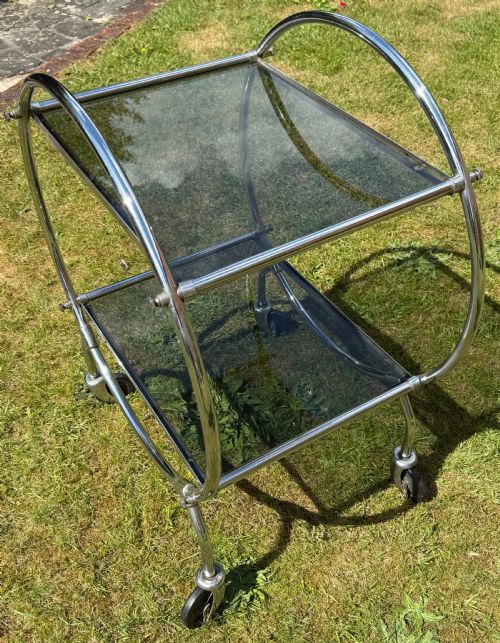 ART DECO DRINKS TROLLEY - ADDITIONAL PHOTO 4