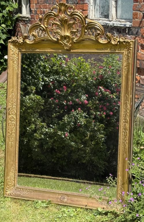 EARLY 19TH CENTURY RESTAURATION MIRROR - ADDITIONAL PHOTO 2