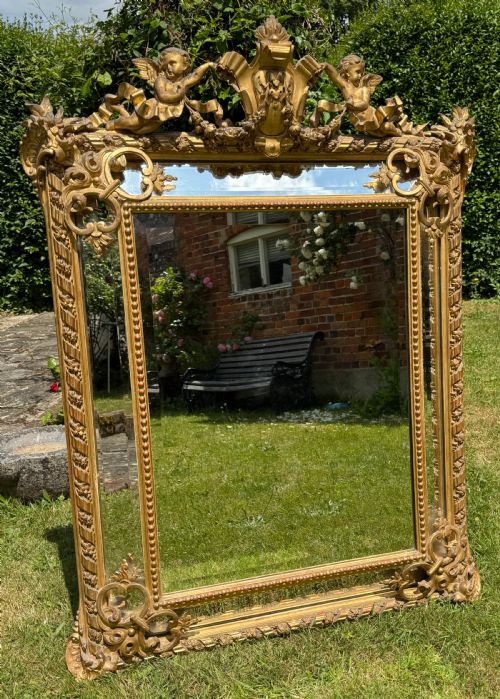French Gilt Margin Mirror