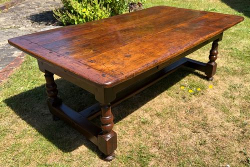 Large 18th Century Oak Coffee Table